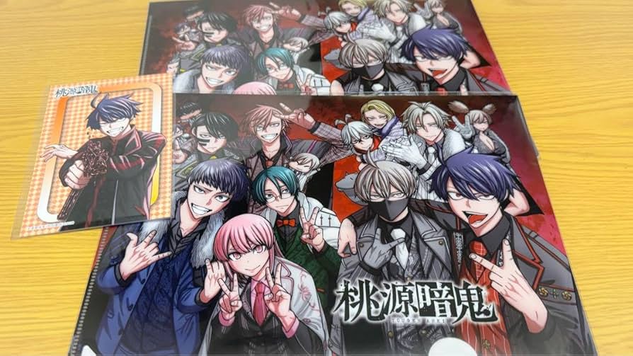 桃源暗鬼】コミケ クリアファイル・ポストカード Amazon.co.jp